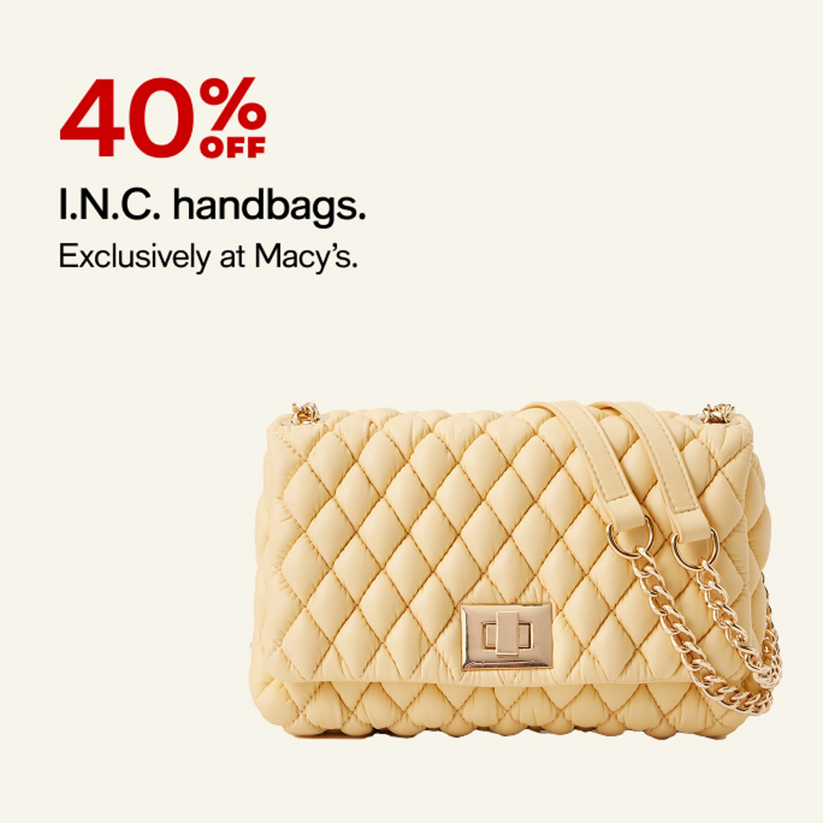 40 off I.N.C.Handbags