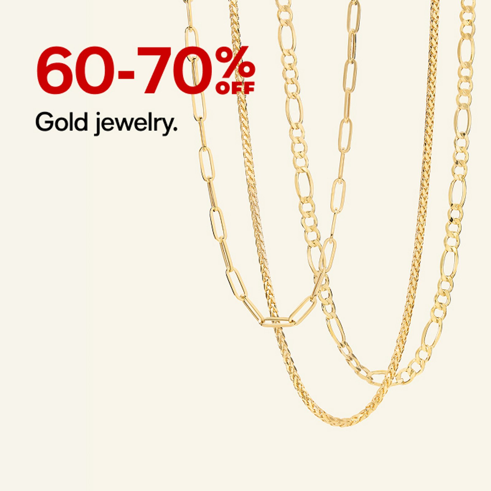 50% Off Gold Jewelry