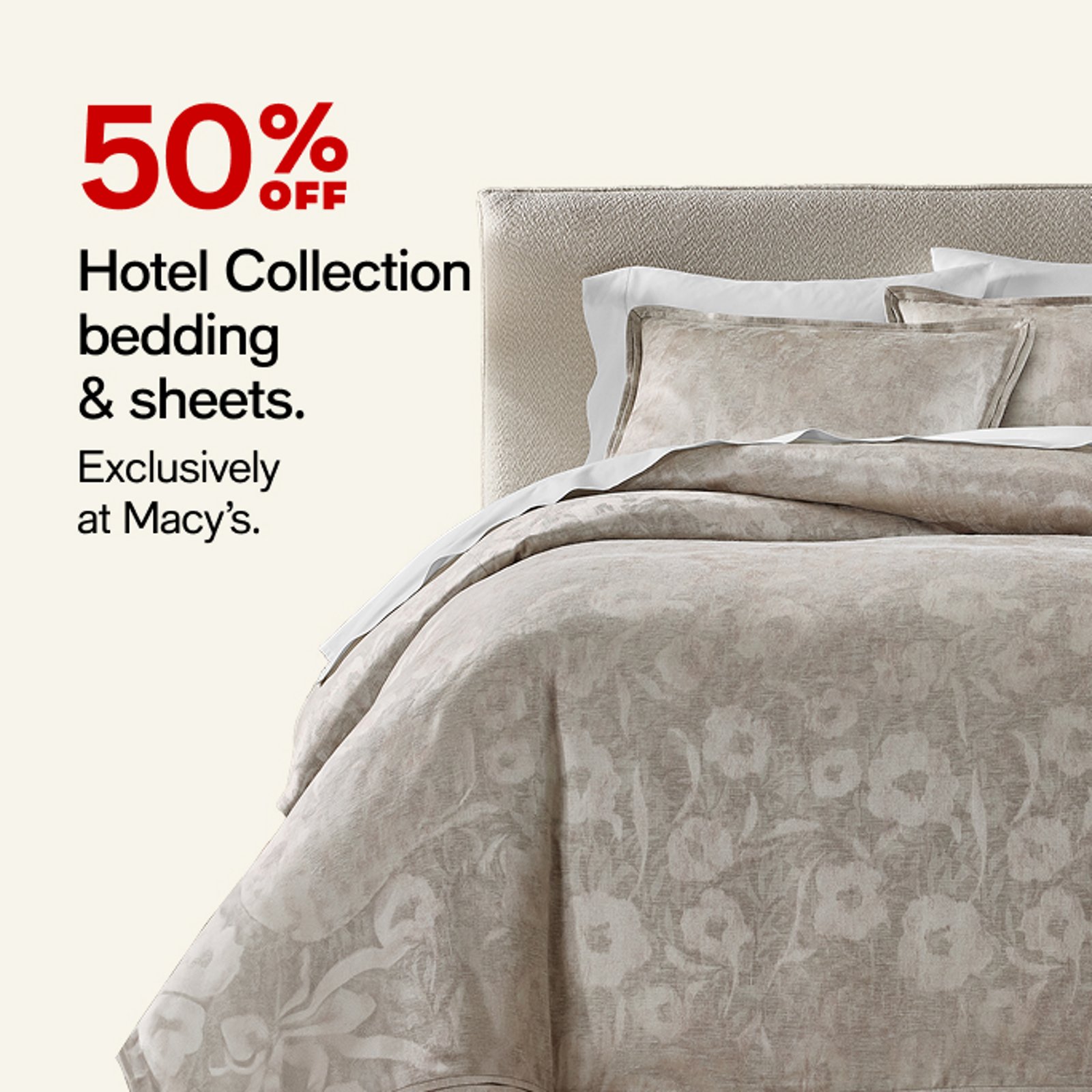 50% off Hotel Collection