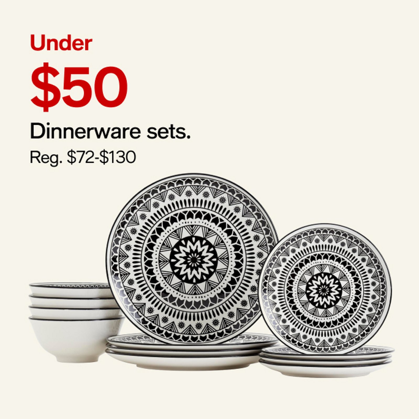 dinnerware sets