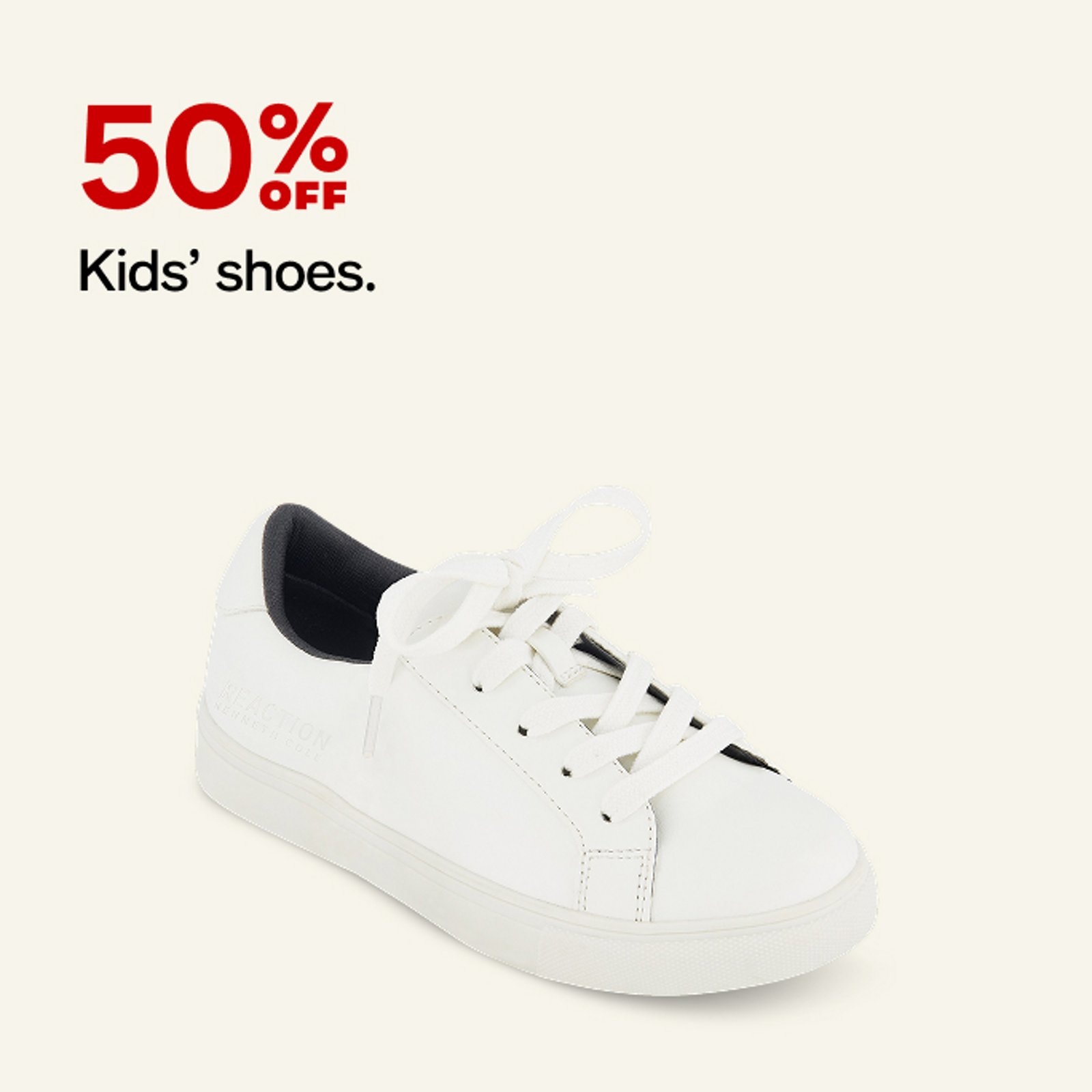 50-70% off kids' shoes