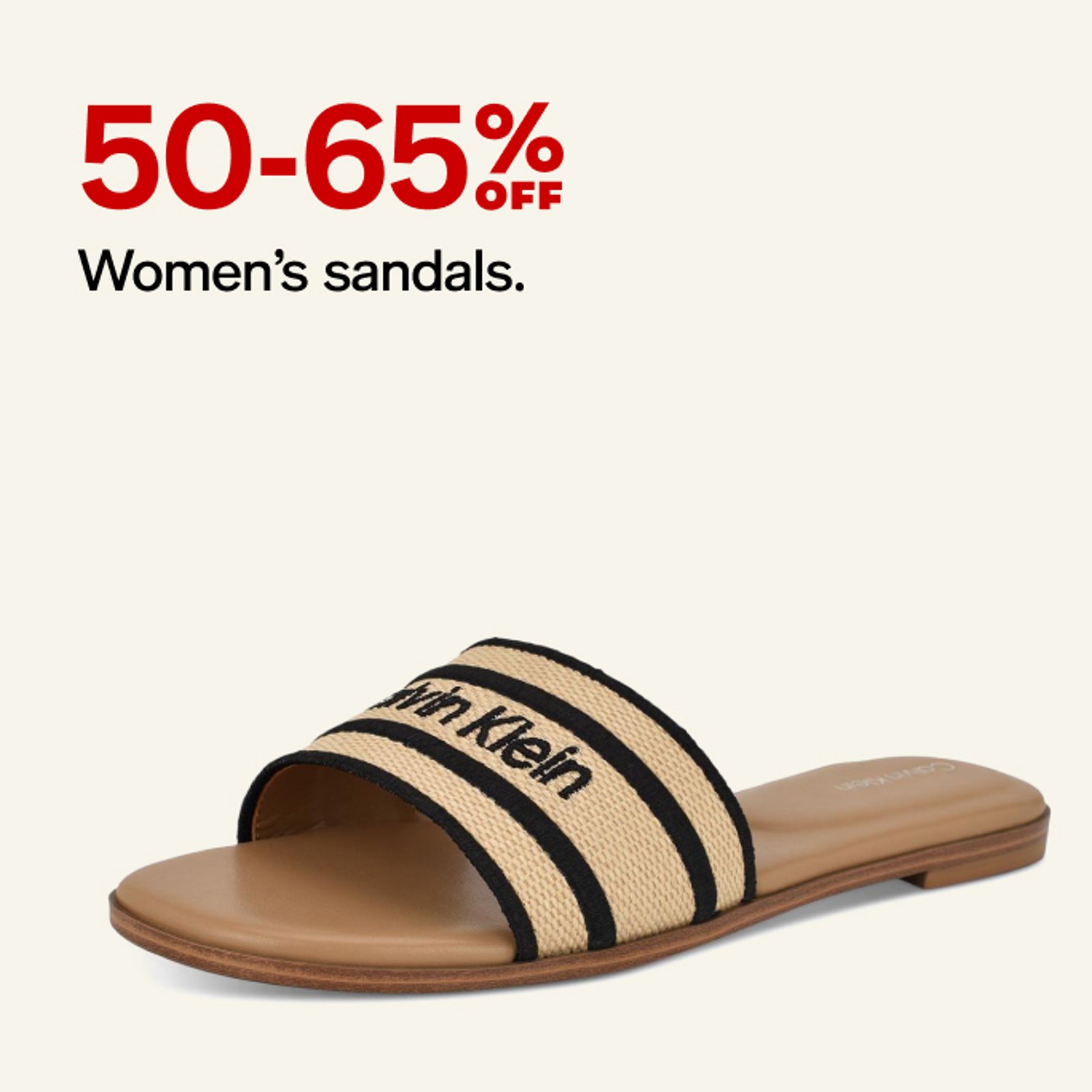 50-65% off Women's Sandals