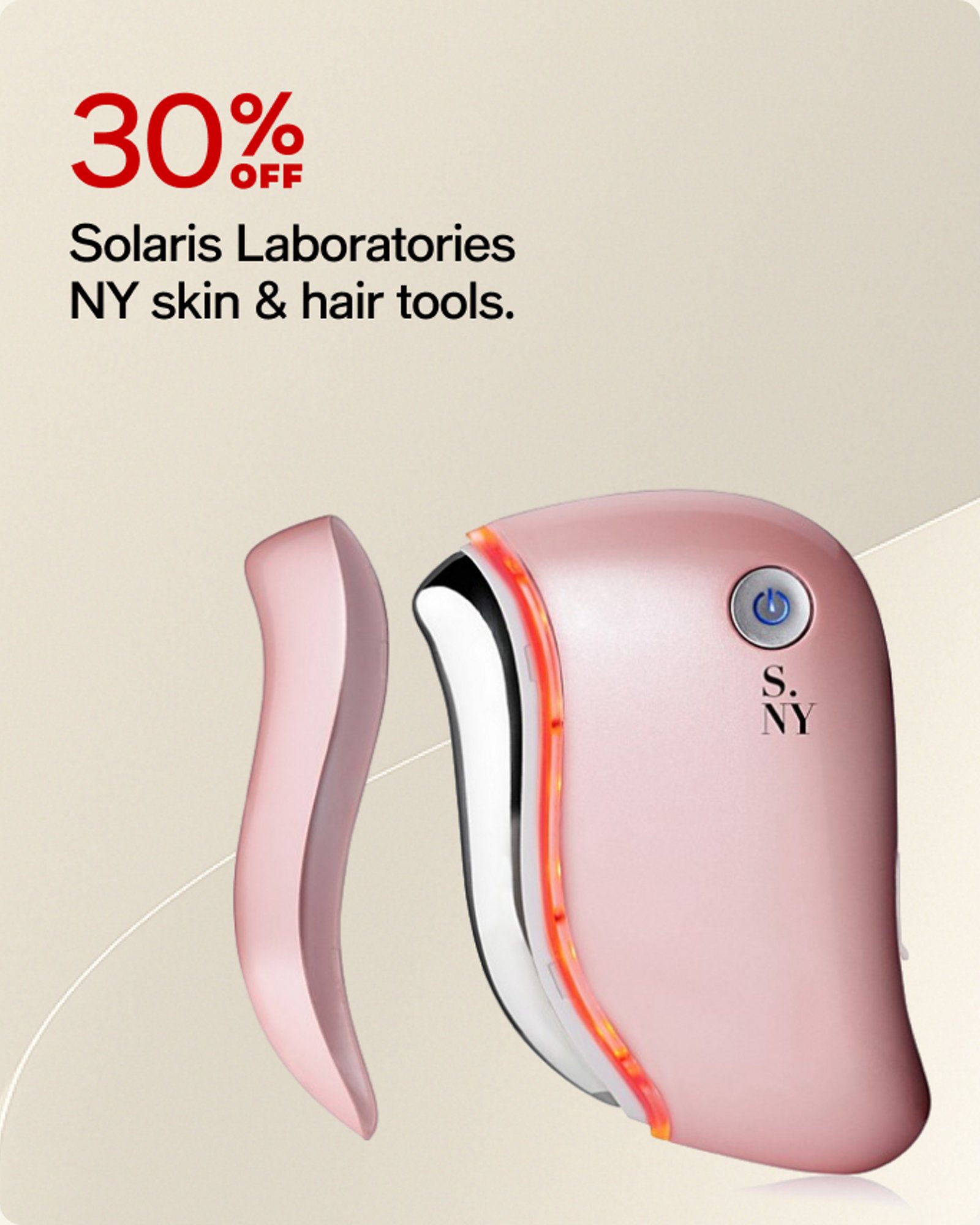 30% off Solaris Skin & Hair Tools
