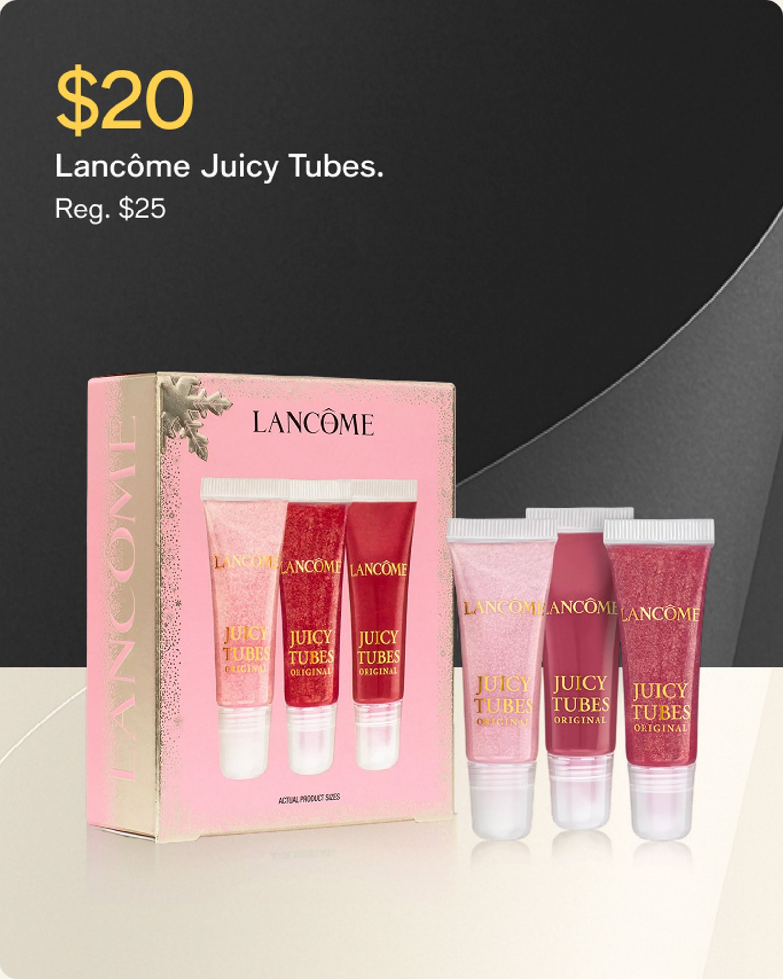 $20 Lancome tubes